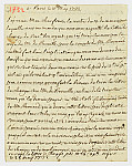 MSMA 1/10.117: Lettre de Charles-Jacques Besenval à son frère Peter Josef Besenval