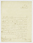 MSMA 1/10.34: Lettre à Jean-Victor II. Besenval relative à l'envoi de ballots vers l'Alsace et la Suisse