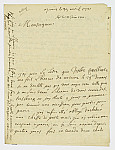 MSMA 1/10.35: Lettre de d’Argelles à Jean-Victor II. Besenval
