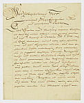 MSMA 1/10.49: Schreiben von Johann Michael Herrmann an Johann Viktor II. Besenval