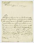 MSMA 1/10.51: Lettre à Jean-Victor II. Besenval