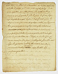 MSMA 1/10.64: Lettre à Jean-Victor II. Besenval relative à la demande d'une marchande