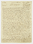 MSMA 1/11.121: Lettre de Brochand à Jean-Victor II Besenval