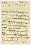 MSMA 1/11.124: Lettre de Brochand à Jean-Victor II Besenval