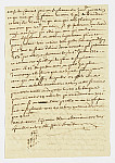 MSMA 1/11.124: Lettre de Brochand à Jean-Victor II Besenval