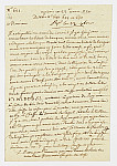 MSMA 1/11.128: Lettre de Brochand à Jean-Victor II Besenval