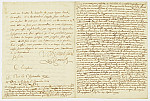 MSMA 1/11.129: Lettre pour Jean-Victor II Besenval / Lettre de Brochand pour Jean-Victor II Besenval