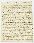 MSMA 1/11.171: Courrier de Peter Josef Besenval à Jean-Victor II Besenval / Inventaire des ballots envoyés par Jean-Victor II Besenval à Soleure
