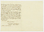 MSMA 1/11.18: Copie d'une lettre de Millet écrite à Jean-Victor II Besenval