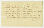 MSMA 1/11.185: Quittance à Jean Tronchin du Breuil pour l’envoi de la gazette d’Amserdam