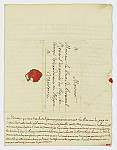 MSMA 1/11.192: Lettre de Charles-Jacques Besenval à Jean-Victor II Besenval / Comptes pour l'année 1714-1715 pour Jean-Victor II Besenval