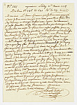 MSMA 1/11.54: Lettre de Brochand à Jean-Victor II Besenval