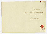 MSMA 1/11.79: Lettre de Brochand à Jean-Victor II Besenval