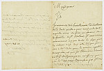 MSMA 1/16.130: Deux courriers de Mr. Bonnet pour Jean-Victor II Besenval
