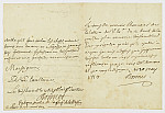 MSMA 1/16.130: Deux courriers de Mr. Bonnet pour Jean-Victor II Besenval