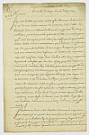 MSMA 1/16.94: Copie d'une lettre de Mr. d'Argenson au marquis de Torcy inclus des copies de billets signés par Poninsky