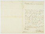 MSMA 1/17.144: Schreiben des Fürstbischofs von Basel an Peter Josef Besenval