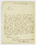 MSMA 1/17.193: Courrier d’un notaire bâlois pour Peter Josef Besenval