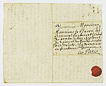 MSMA 1/17.238: Courrier de Peter Josef à son frère Johann Viktor Besenval