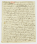 MSMA 1/17.242: Courrier de Peter Josef à son frère Johann Viktor Besenval