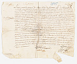 MSMA 1/17.34: Décision royale rendue par le Conseil souverain d’Alsace au sujet de la plainte de Pierre-Joseph Besenval sur Mr. Chaqué