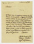 MSMA 1/18.102: Lettre de vœu du président Salomon à Johann Viktor Peter Joseph Besenval
