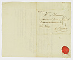 MSMA 1/18.104: Courrier de Josef Bernhard Altermatt à Johann Viktor Peter Joseph Besenval