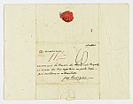 MSMA 1/18.118: Courrier de Zurlauben à Johann Viktor Peter Joseph Besenval