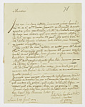 MSMA 1/18.128: Courrier de Lefranc à [Johann Viktor Peter Joseph] Besenval
