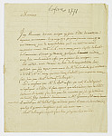 MSMA 1/18.129: Courrier de Lefranc à Johann Viktor Peter Joseph Besenval