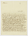 MSMA 1/18.154: Courrier du bailli Clavé à Johann Viktor Peter Joseph Besenval