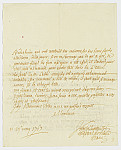 MSMA 1/18.157: Courrier du bailli Clavé à Johann Viktor Peter Joseph Besenval