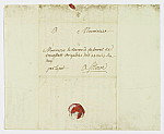 MSMA 1/18.159: Courrier du bailli Clavé à Johann Viktor Peter Joseph Besenval