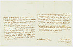 MSMA 1/18.162: Courrier du bailli Clavé à Johann Viktor Peter Joseph Besenval