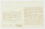 MSMA 1/18.163: Courrier du bailli Clavé à Johann Viktor Peter Joseph Besenval