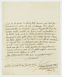 MSMA 1/18.180: Courrier du bailli Clavé à Johann Viktor Peter Joseph Besenval