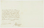 MSMA 1/18.184: Courrier du bailli Clavé à Johann Viktor Peter Joseph Besenval