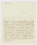 MSMA 1/18.211: Courrier du bailli Clavé à Johann Viktor Peter Joseph Besenval