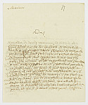 MSMA 1/18.213: Courrier du bailli Clavé à Johann Viktor Peter Joseph Besenval