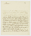 MSMA 1/18.232: Courrier du bailli Clavé à Johann Viktor Peter Joseph Besenval II