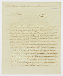 MSMA 1/18.245: Courrier du commis-greffier Hitzelberger à Johann Viktor Peter Joseph Besenval