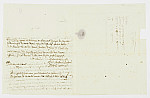 MSMA 1/18.256: Courrier du recteur Motschi à Johann Viktor Peter Joseph Besenval