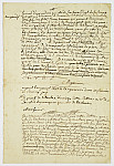 MSMA 1/18.26: Brouillon de lettre pour le prince de Dombes au sujet de la compagnie Bachmann aux Gardes suisses