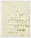 MSMA 1/18.297: Courrier du régisseur de la manufacture de faïence de Sierentz à Johann Viktor Peter Joseph Besenval