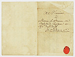 MSMA 1/18.86: Courrier de M. le maréchal de La Ravoye à Johann Viktor Peter Joseph Besenval