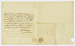 MSMA 1/18.87: Courrier de M. le maréchal de La Ravoye à Johann Viktor Peter Joseph Besenval