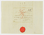 MSMA 1/19.17: Courrier de Surbeck de Chaumont pour Johann Viktor Peter Joseph Besenval