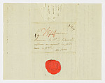 MSMA 1/19.18: Courrier de Surbeck de Chaumont pour Johann Viktor Peter Joseph Besenval II