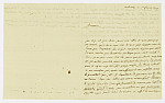 MSMA 1/19.19: Courrier de Surbeck de Chaumont pour Johann Viktor Peter Joseph Besenval