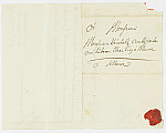 MSMA 1/19.49: Courrier de Johann Martin von à l'Amtschreiber de Soleure